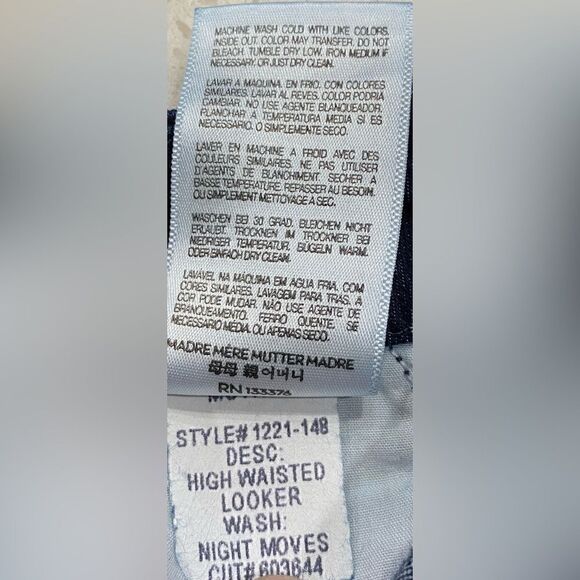 “Mother High Waisted Looker Stretch Jeans 28x30 Night Moves - EUC, Trendy!” - Picture 9 of 10